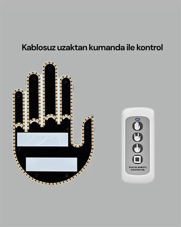 Aracınız İçin Eğlenceli ve Güvenli İletişim: LED Jest Lambası Uzaktan Kumandalı Kolay Montaj