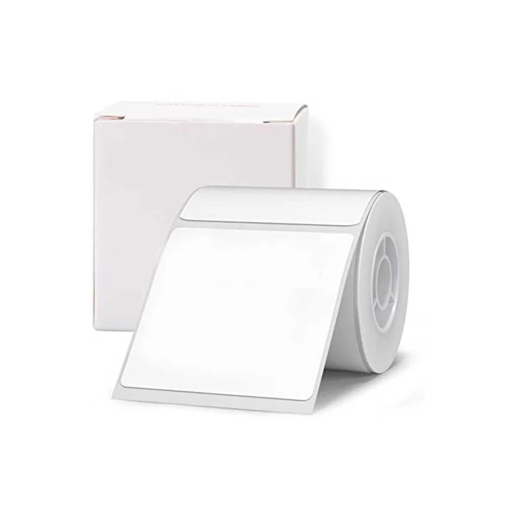NIIMBOT T50 Etiket 50mm x 50mm (Tek Kolonda 1li) 150 adet Beyaz Kare (B1 B21S B3S B21 PRO)(1923)