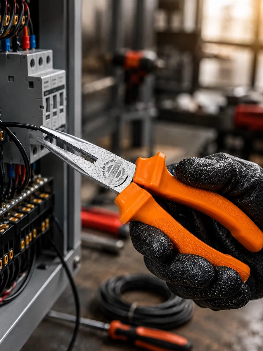 Ergonomik Saplı Profesyonel Kargaburun Dayanıklı Dövme Çelik Gövde