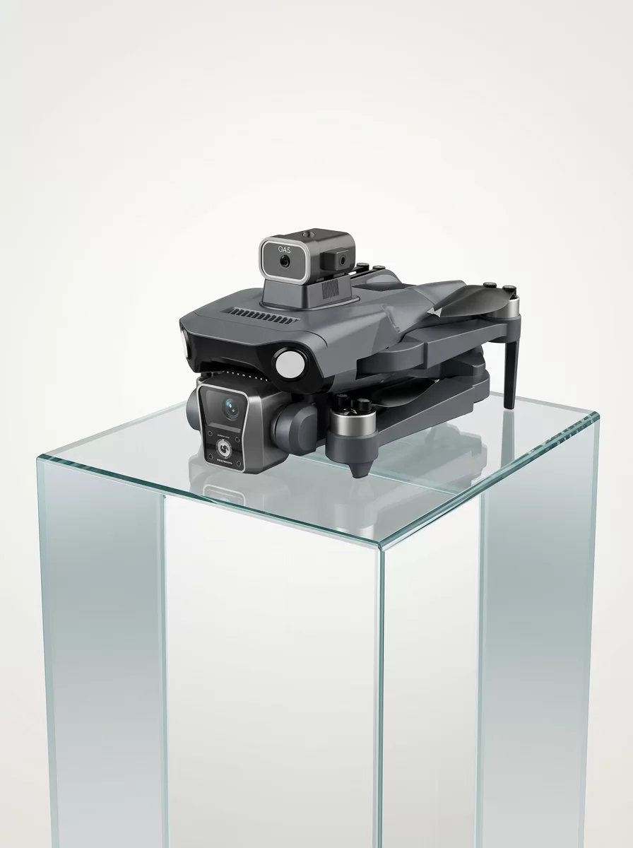 Ekranlı Kumandalı GPS Drone Çift Kameralı Katlanabilir Hava Aracı