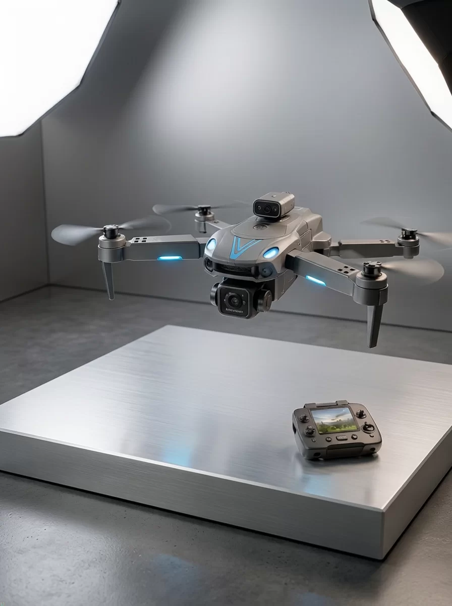 Katlanabilir Çift Kameralı Drone Uzaktan Kumandalı Hava Aracı