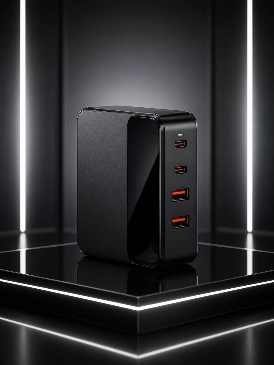 USB-A ve USB-C Girişli Çoklu Şarj Cihazı