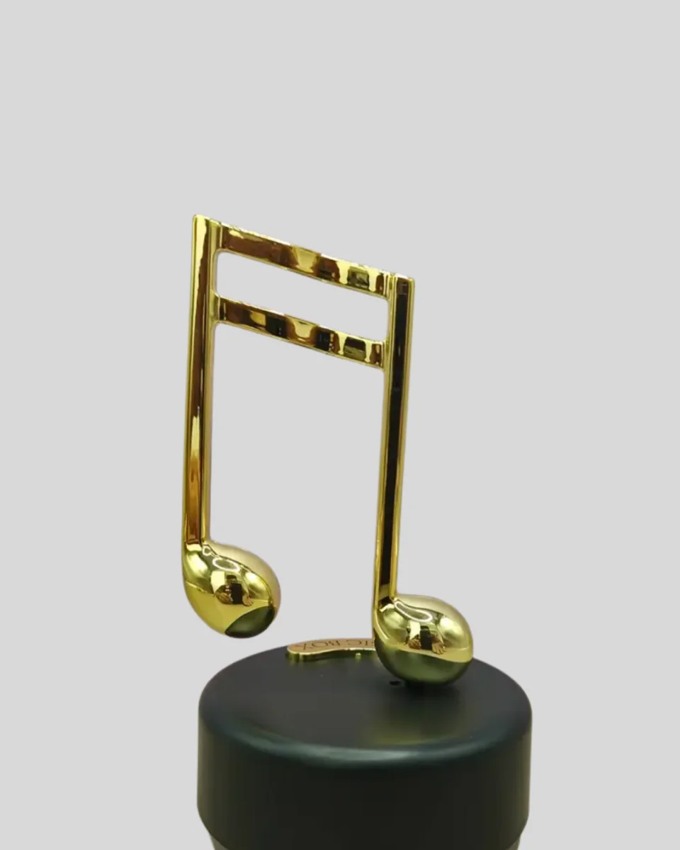 Altın Nota Temalı Müzik Kutusu Müzikli Hediyelik