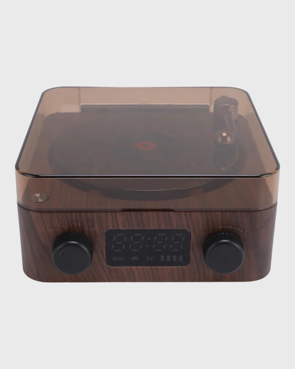 Bluetooth Hoparlörlü Gece Lambası Dijital Saat ve Ambiyans Işığı Çok Amaçlı