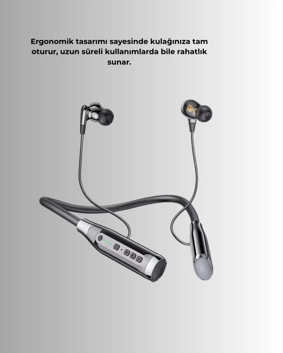 Bluetooth Kablosuz Kulaklık – Gürültü Önleme, Dokunmatik Kontrol, Şarj Kutulu