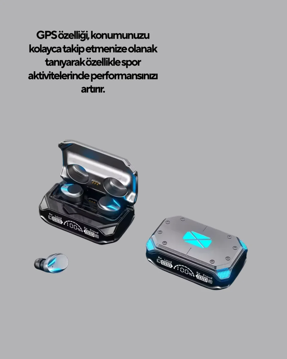Bluetooth 5.3 Kablosuz Kulaklık – Hızlı Bağlantı, Düşük Gecikme ve Üstün Ses Kalitesi