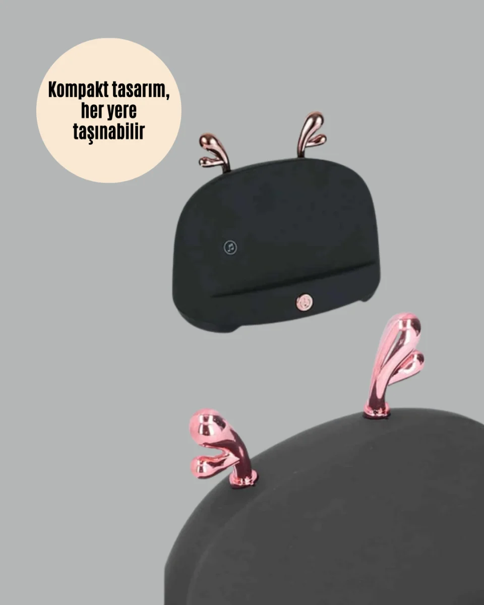 Kablosuz İndüksiyonlu Telefon Tutucu ve Stereo Hoparlör – Şık ve Fonksiyonel Tasarım