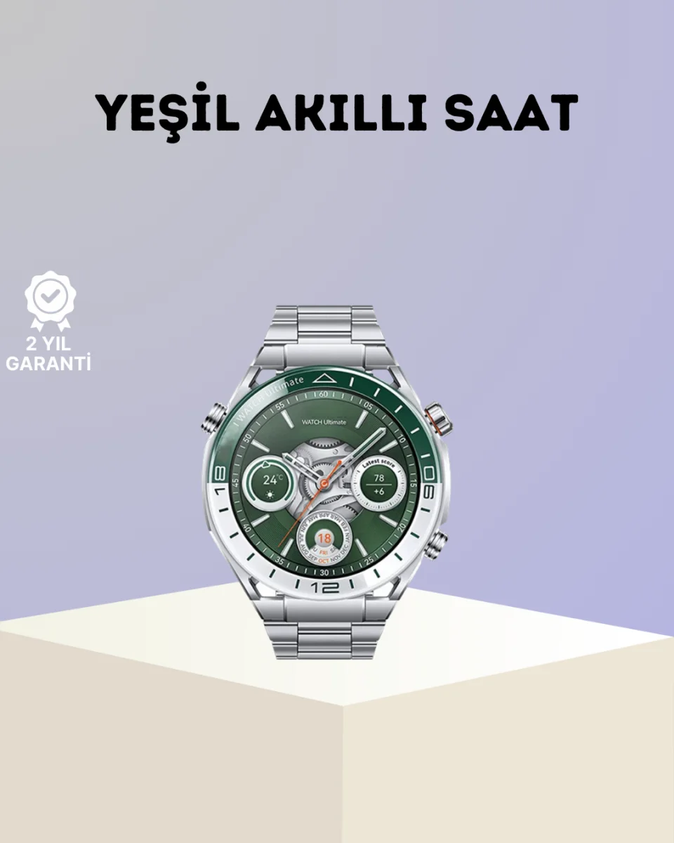 Premium Amoled Akıllı Saat GPS Harita Desteği Bluetooth Arama Sağlık Takipli