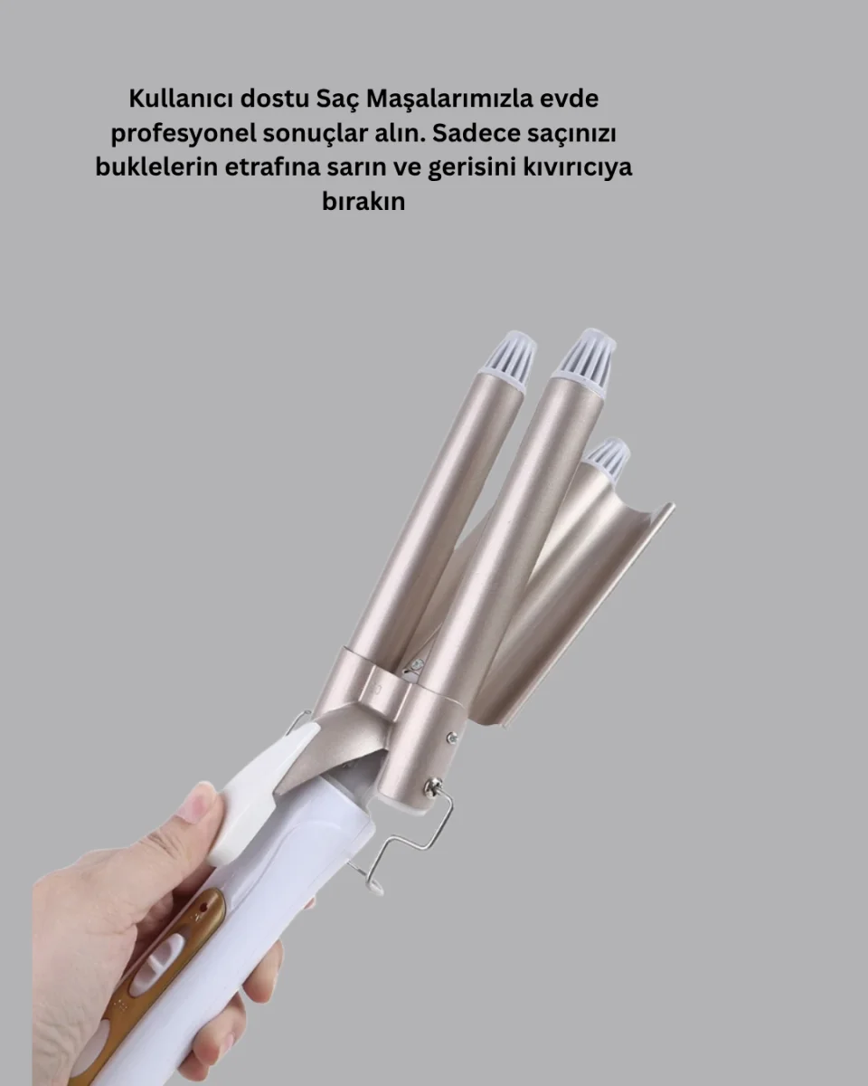 Her Saç Tipine Uygun, Hızlı Isınan Bukle Yapıcı – Evde Kuaför Kalitesinde Sonuç