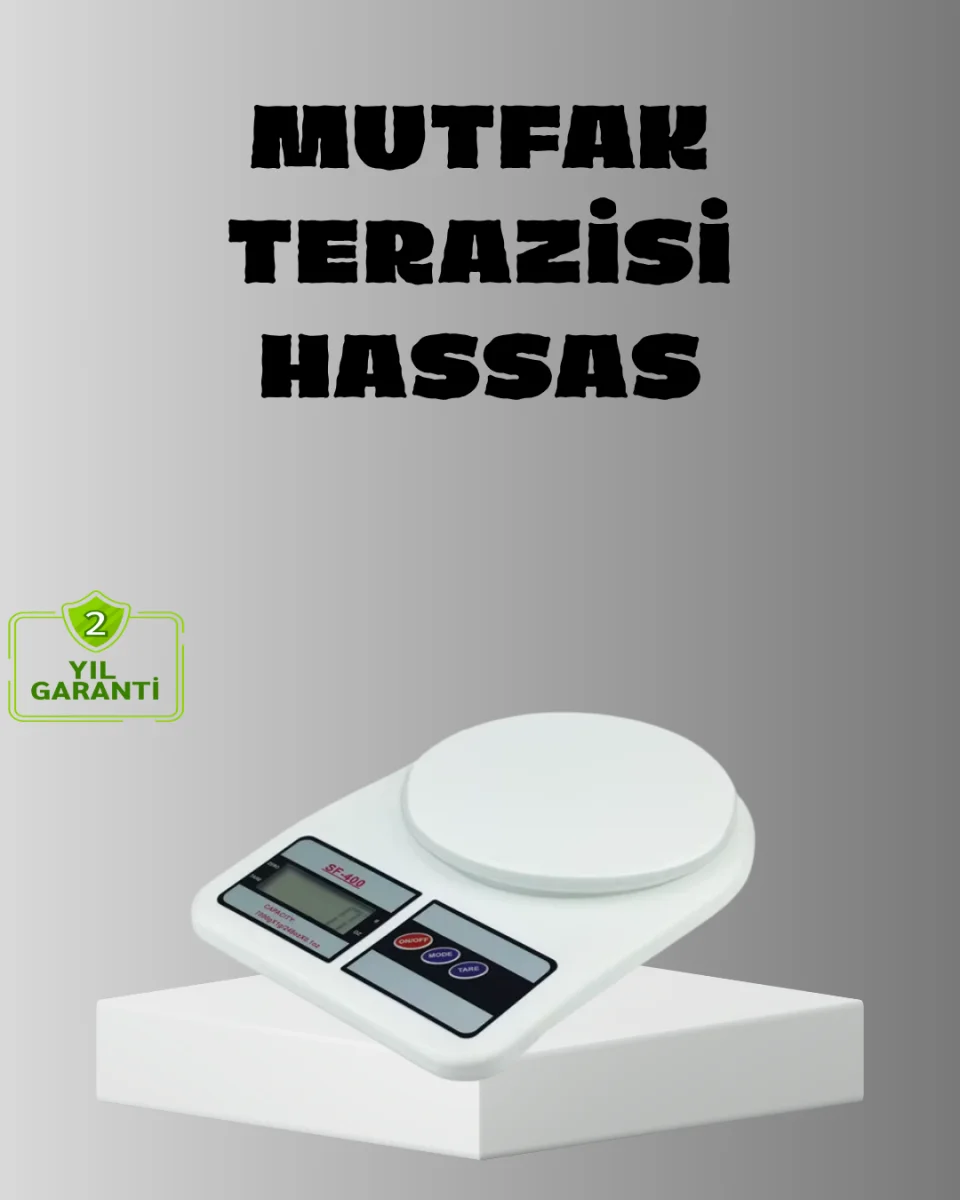 Taşınabilir Hassas Tartı – 5kg Kapasite, 1g Ölçüm, Gram ve Ons Desteği