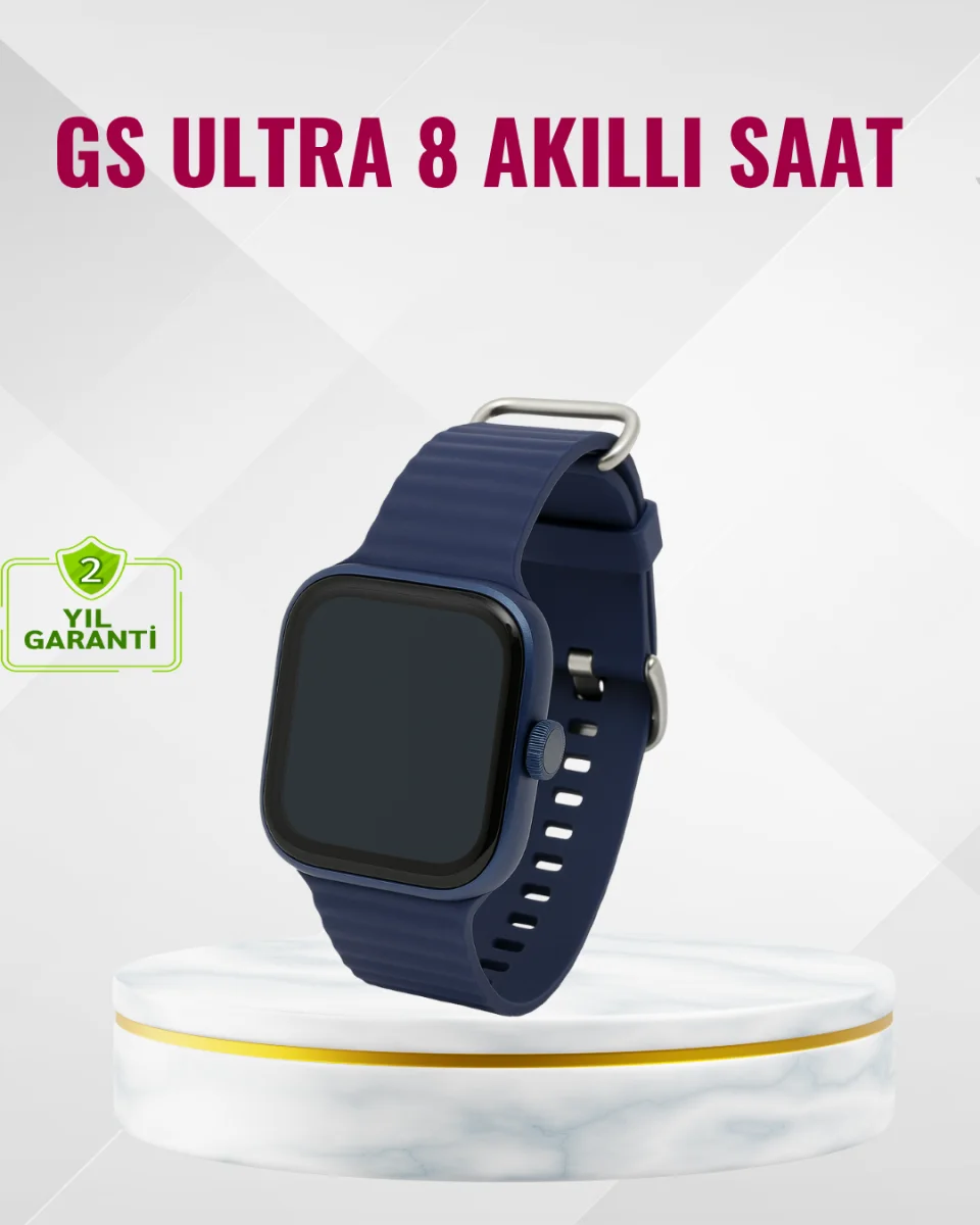 Ultra Akıllı Saat 2.05 İnç Büyük Ekran Bluetooth Aramalı IP67