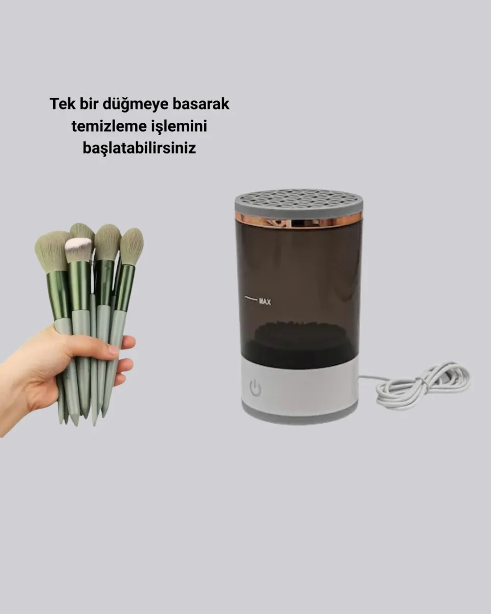 13’lü Makyaj Fırçası Fırça Temizleyici İkili Set