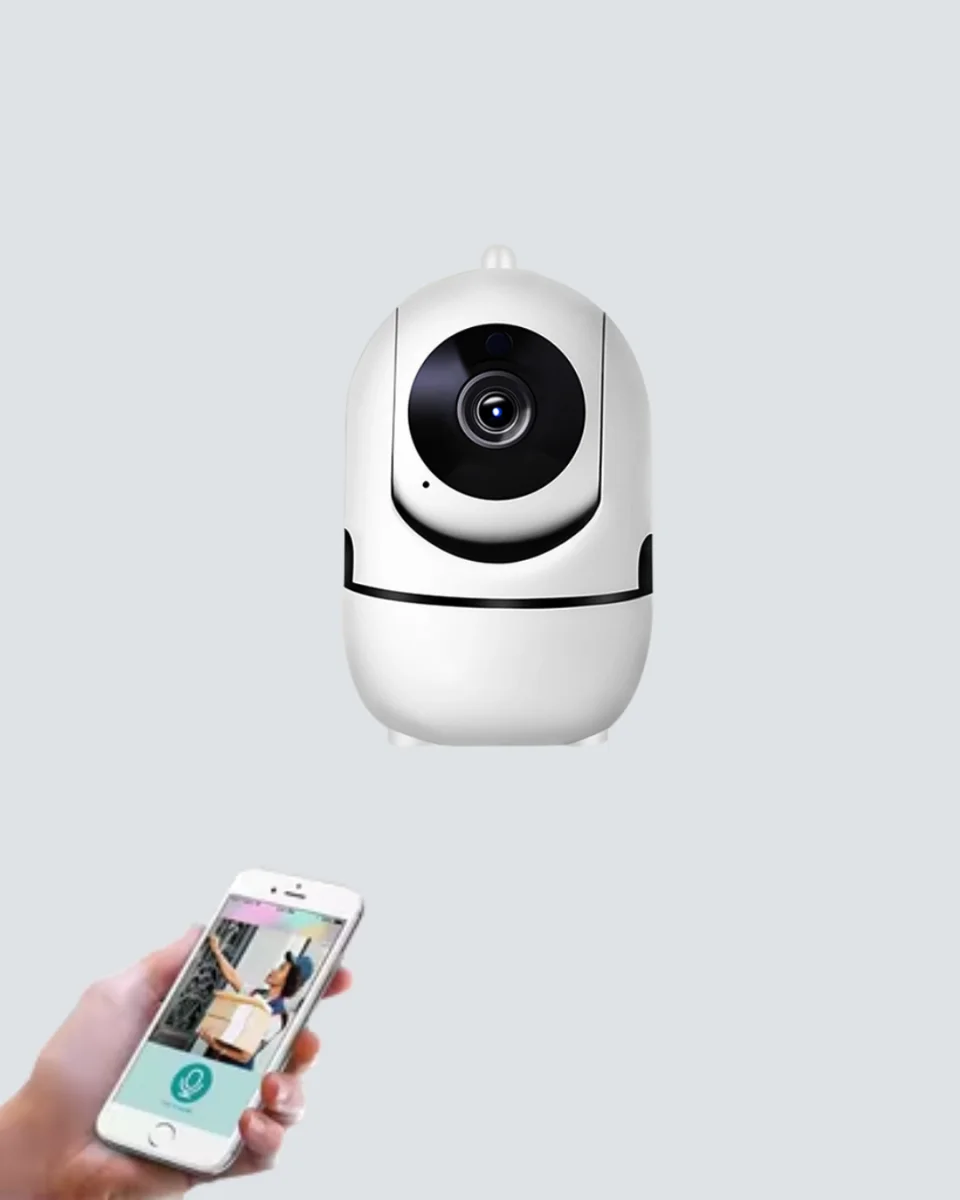 1080P WiFi Akıllı Güvenlik Kamerası – Pan & Tilt, Hareket Takip ve İki Yönlü Ses