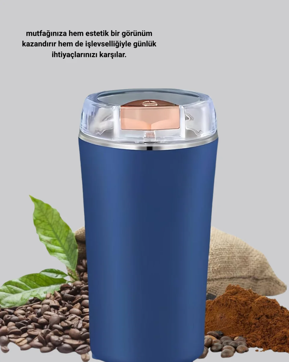 Paslanmaz Çelik Kahve ve Baharat Öğütücü – Otomatik Mekanizma