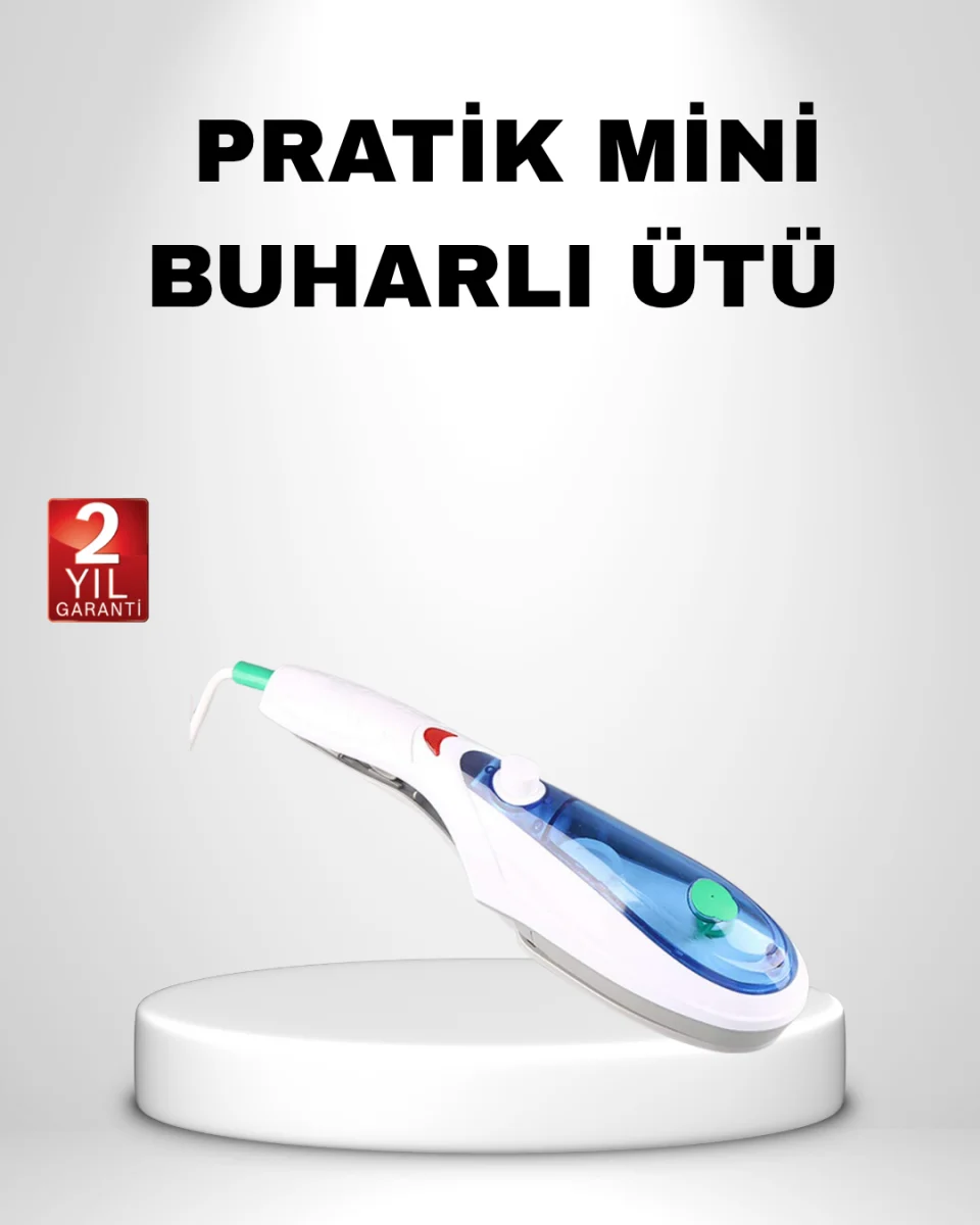 Buharlı El Ütüsü Hızlı Isınan, Koku Giderici, Taşınabilir
