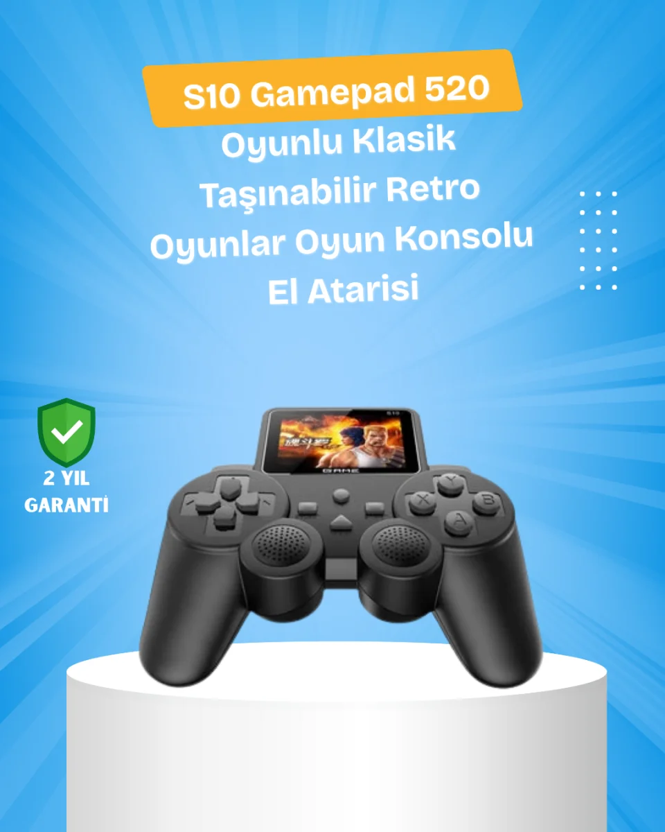 500 Oyun Tek Cihazda! Nostalji ve Eğlence Yanınızda