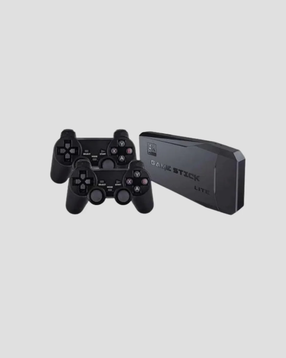 Kablosuz 4K Retro Atari Game Stick – 2 Kollu, 20000 Hazır Oyun