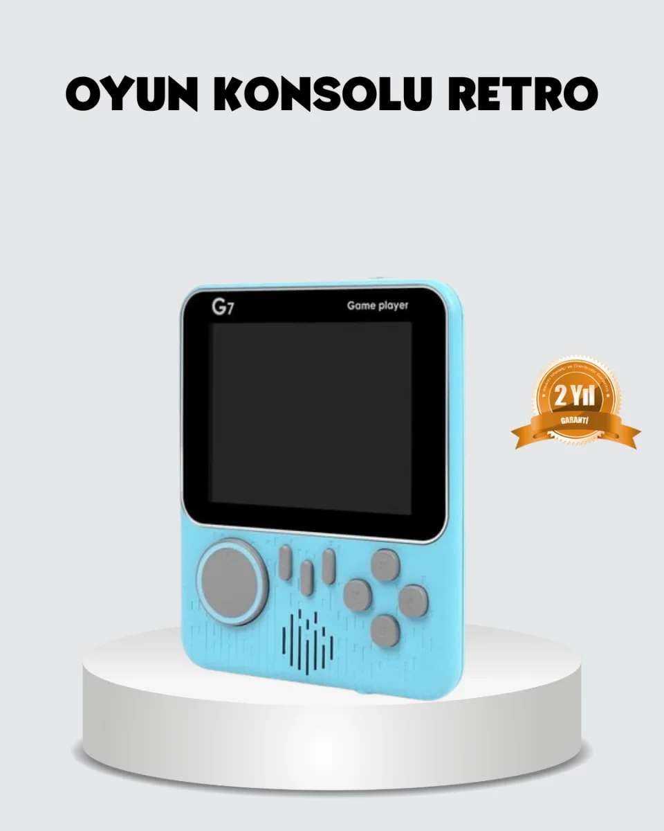 Taşınabilir Retro Oyun Konsolu – 3.5 İnç LCD, 666 Klasik Oyun, TV Destekli