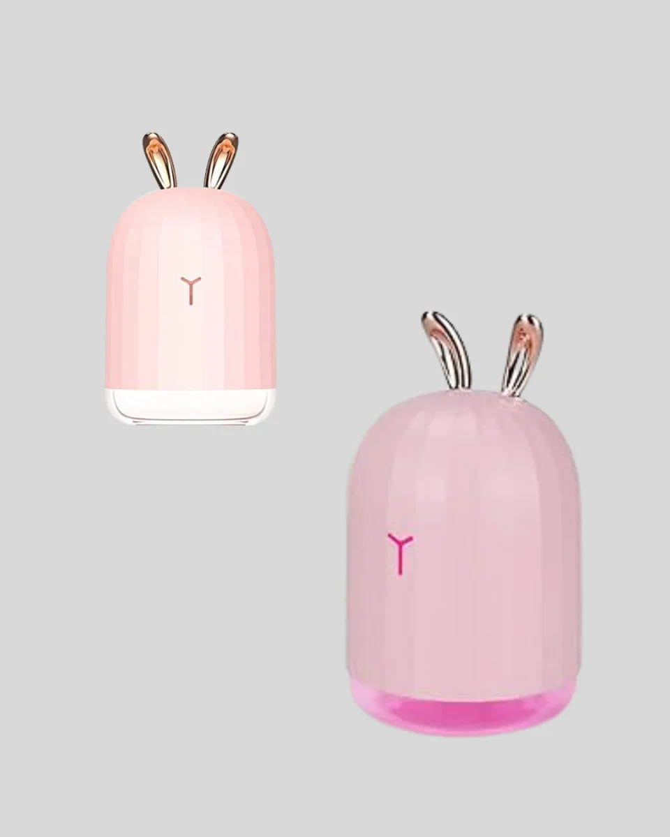 Ultrasonik Hava Nemlendirici 200 ml Aroma Difüzör LED Işıklı Sessiz