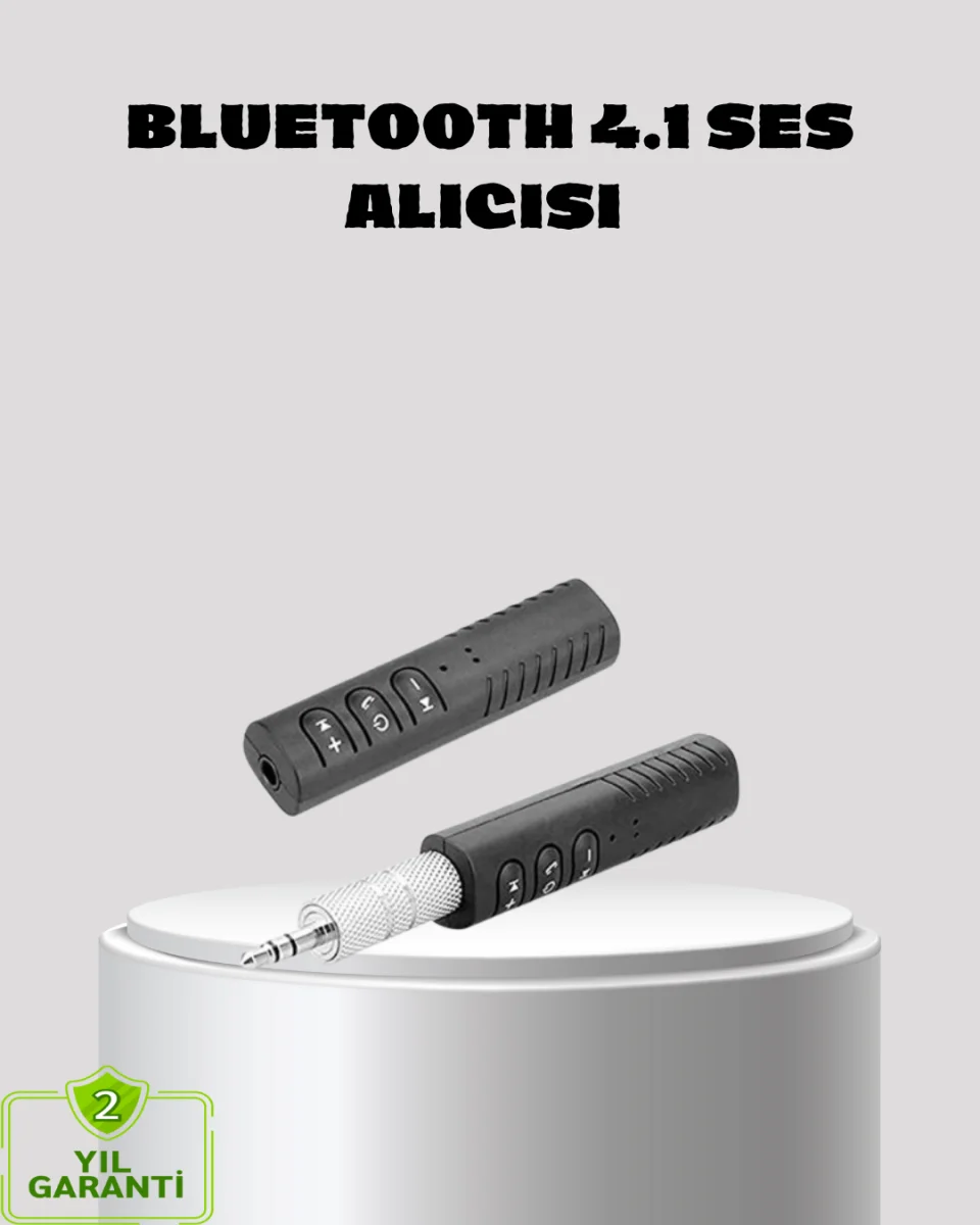 Kablosuz Bluetooth Ses Adaptörü 4.1 Teknolojili ve 10m Menzilli