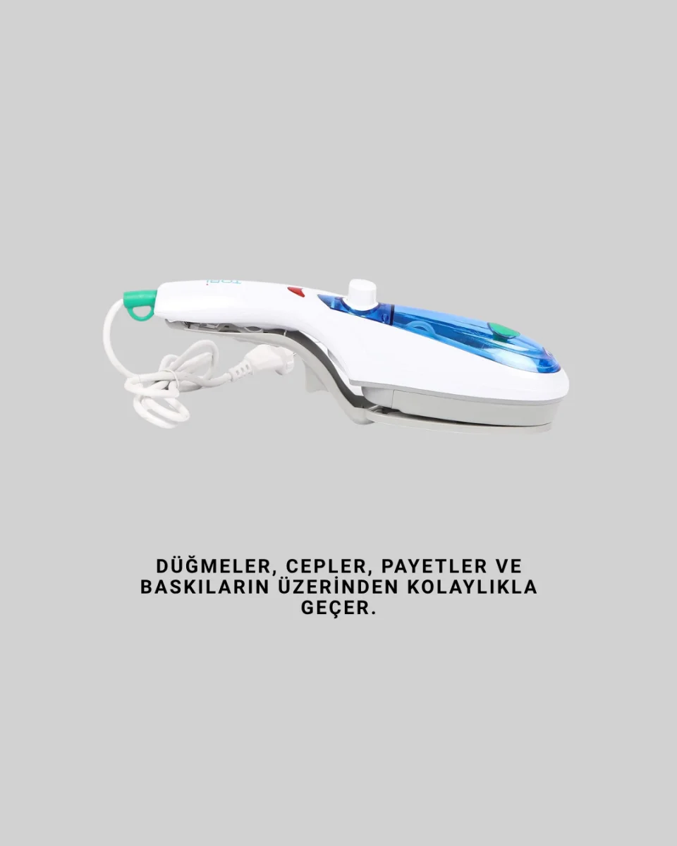 1500W Buharlı Kırışıklık Giderici Ütü | Ev ve Seyahat Kullanımı İçin Uygun
