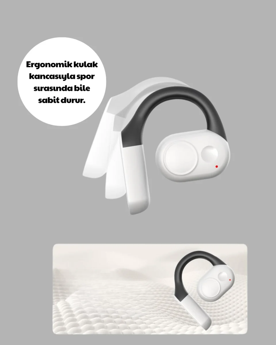 Bluetooth 5.0 Kulak İçi Kulaklık – Güçlü Bas, Uzun Pil Ömrü, Şarj Kutulu Tasarım