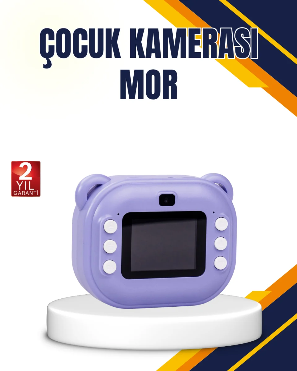 18 Efektli Şipşak Kamera – Oyunlu, Müzik Çalarlı ve Anında Baskı Özellikli