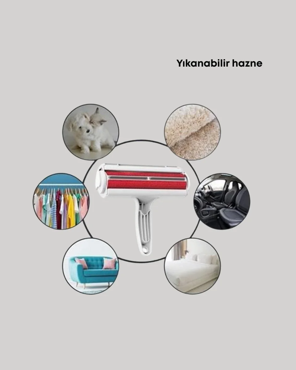 Hazneli Tüy Temizleyici – Halı, Yatak ve Giysiler İçin Kolay Kullanım