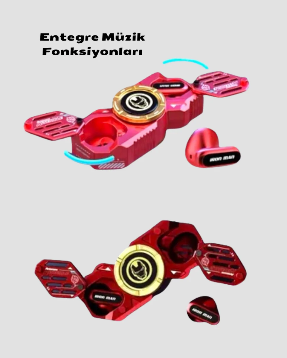 Bluetooth Müzikli Spinner – Stres Azaltıcı, Işıklı ve Dayanıklı Tasarım