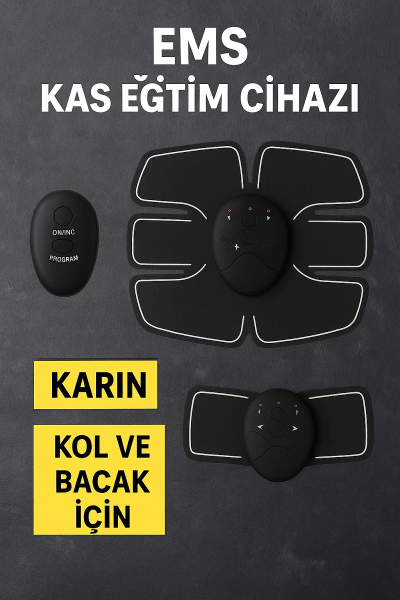 EMS Titreşimli Spor Cihazı Kas Geliştirme ve Yağ Yakma 2025 Seri Orijinal