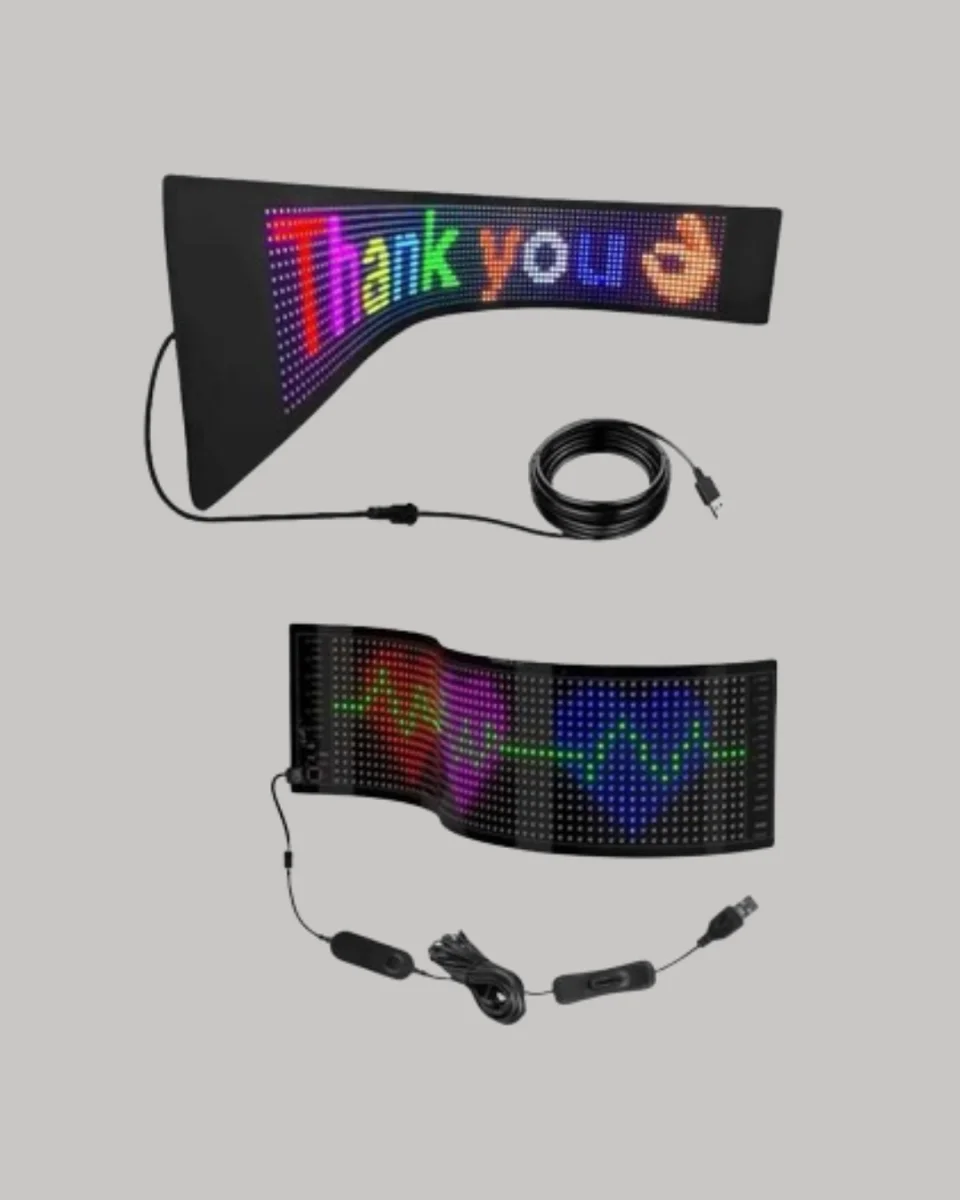 Gece Kullanıma Uygun Pixel RGB LED Panel Estetik Atmosfer Işığı