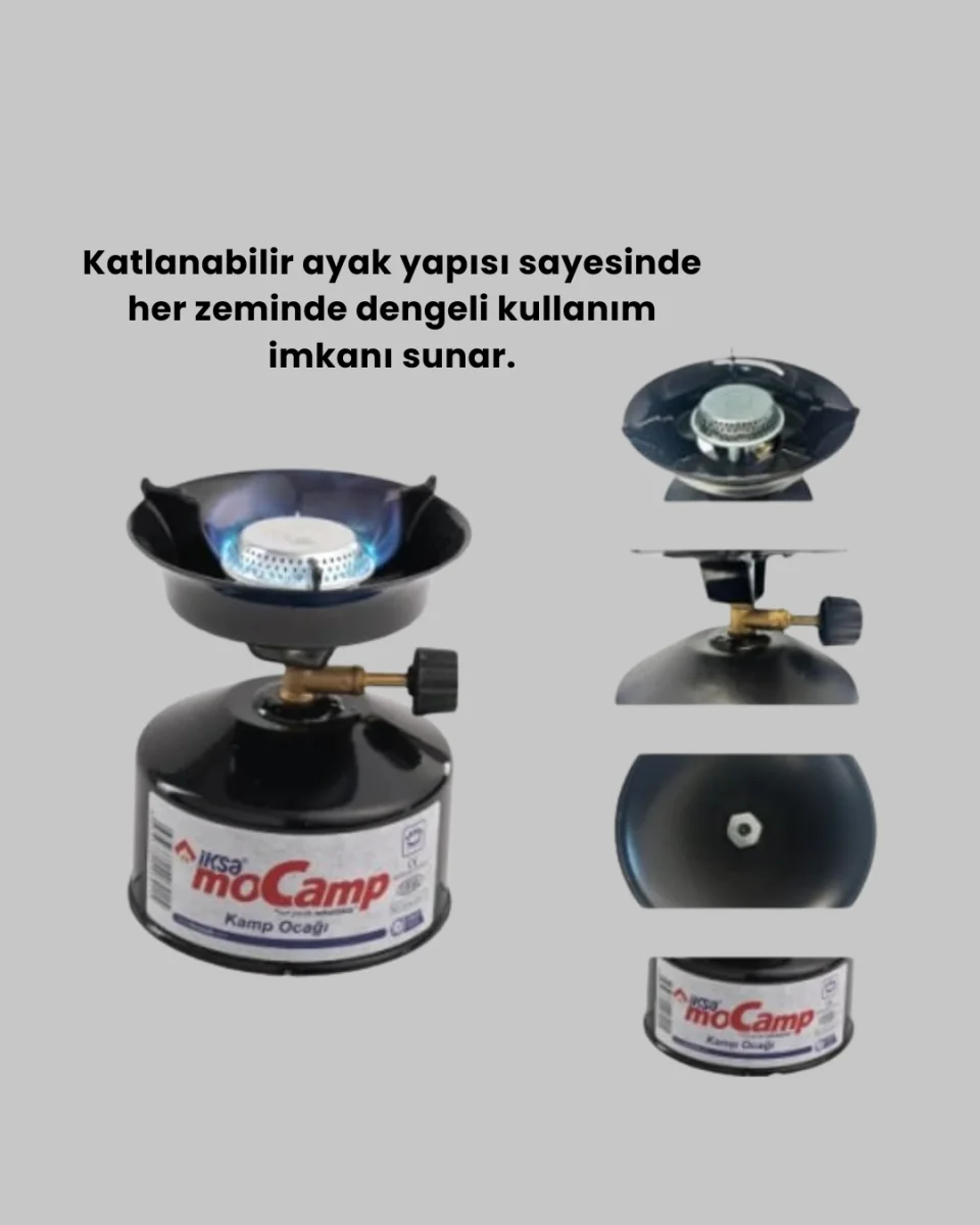 Kamp Ocağı Seti Taşınabilir Tüp ve Denge Aparatlı