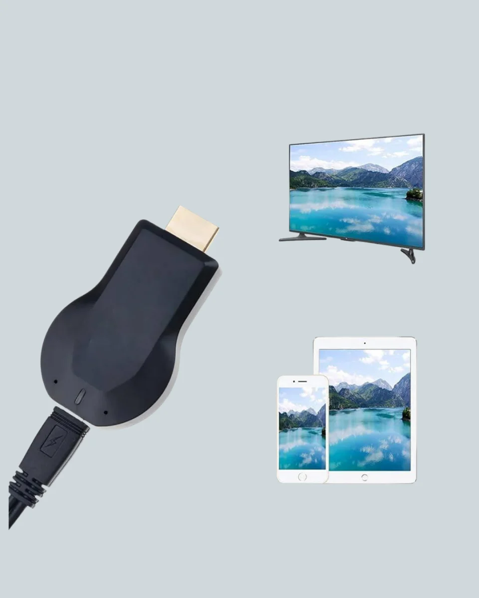 1080p Ultra HD Kablosuz Ekran Yansıtma Dongle – Miracast / AirPlay / DLNA