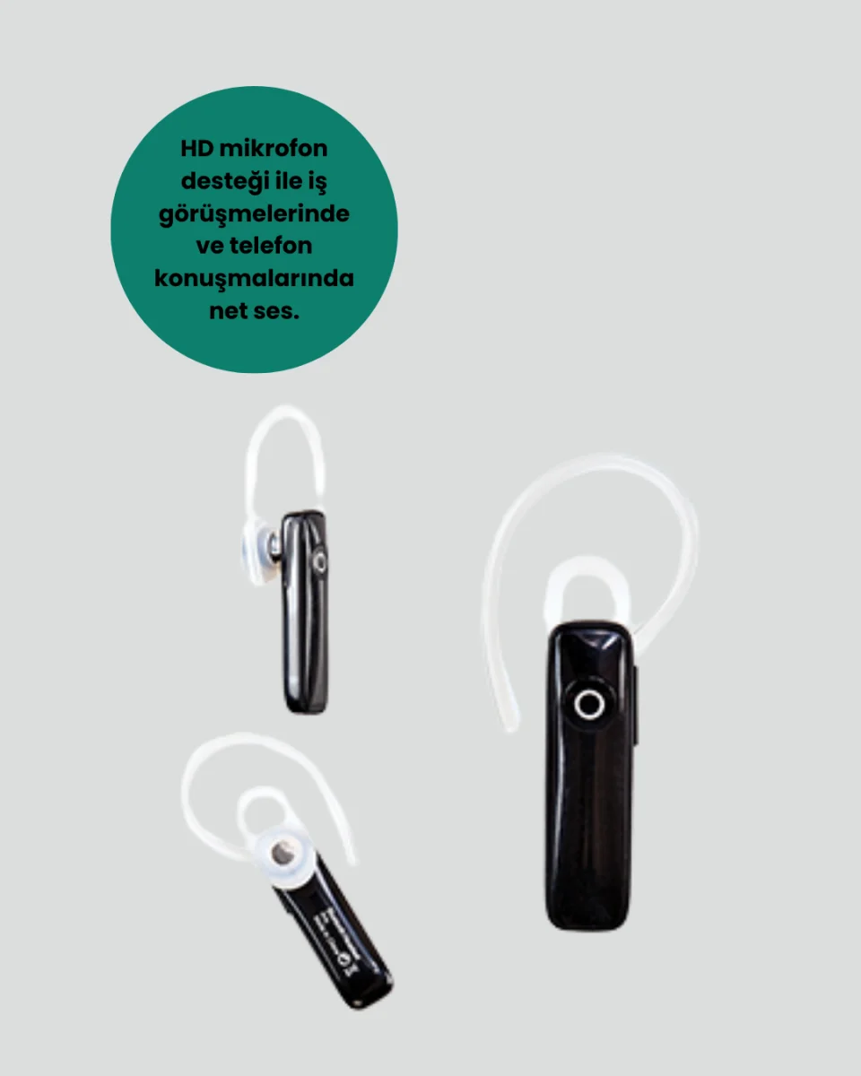 Bluetooth 4.1 Kablosuz Tekli Kulaklık | Mini ve Hafif Tasarım