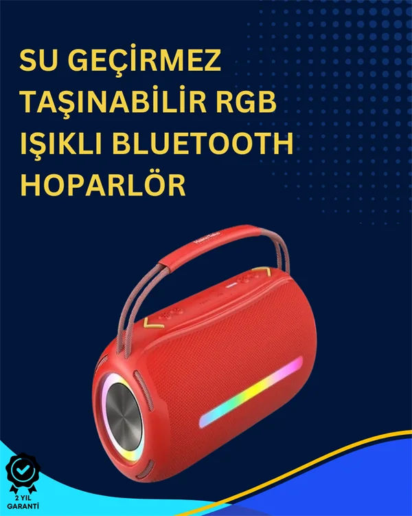 USB/SD/AUX Girişli Hoparlör – 10 W × 2 Çift Sürücü