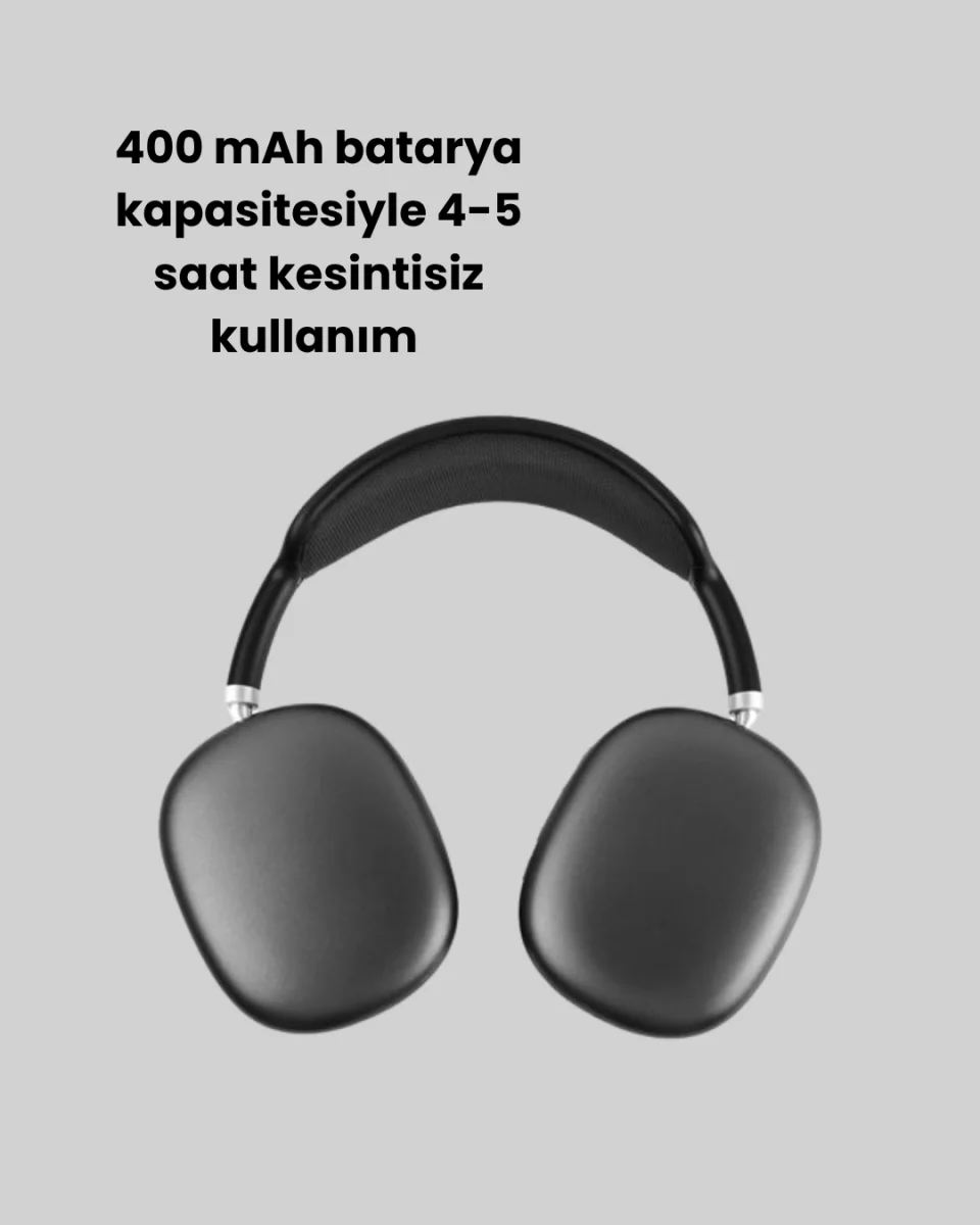 400 mAh Bataryalı Kablosuz Kulaklık | BT 5.0, Müzik & Görüşme