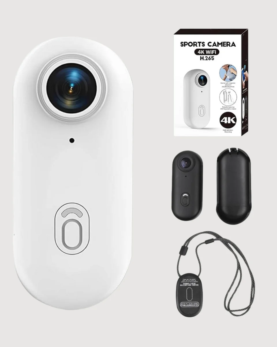 Suya ve Darbeye Dayanıklı Kompakt Spor Kamera 1080P
