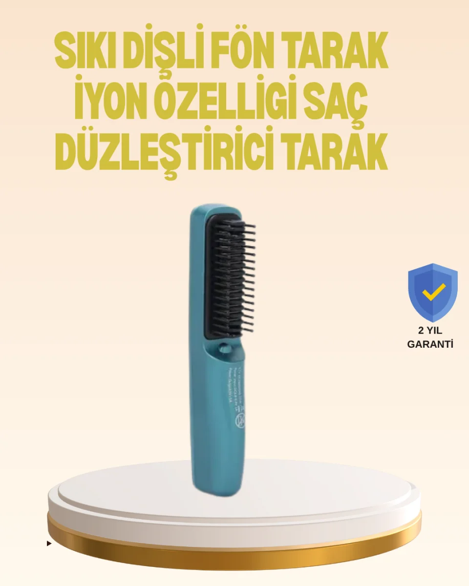 2600mAh Bataryalı Elektrikli Saç Düzleştirici – ABS Gövde