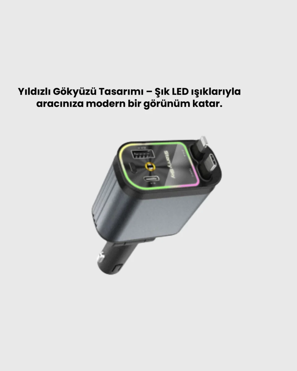Kia, Seat, Mazda, Mitsubishi Araçlar için Çok Fonksiyonlu Araç Şarj Adaptörü