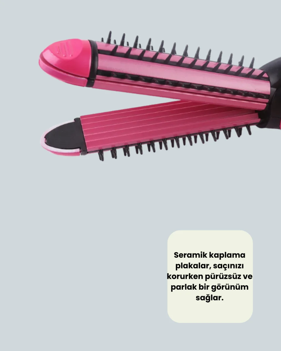 Kuaför Kalitesinde Saç Şekillendirici | Pratik Kullanım