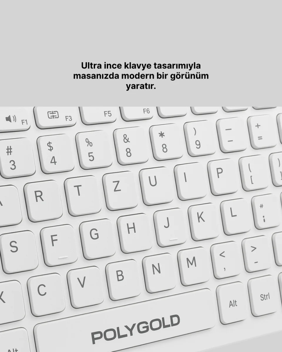 Ofis ve Ev Kullanımı İçin Kablosuz Klavye Fare Seti - Ergonomik ve Pratik