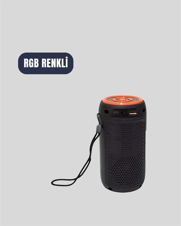 GTS 1731 Mini Bluetooth Hoparlör – LED Işıklı, Taşınabilir ve Çok Fonksiyonlu