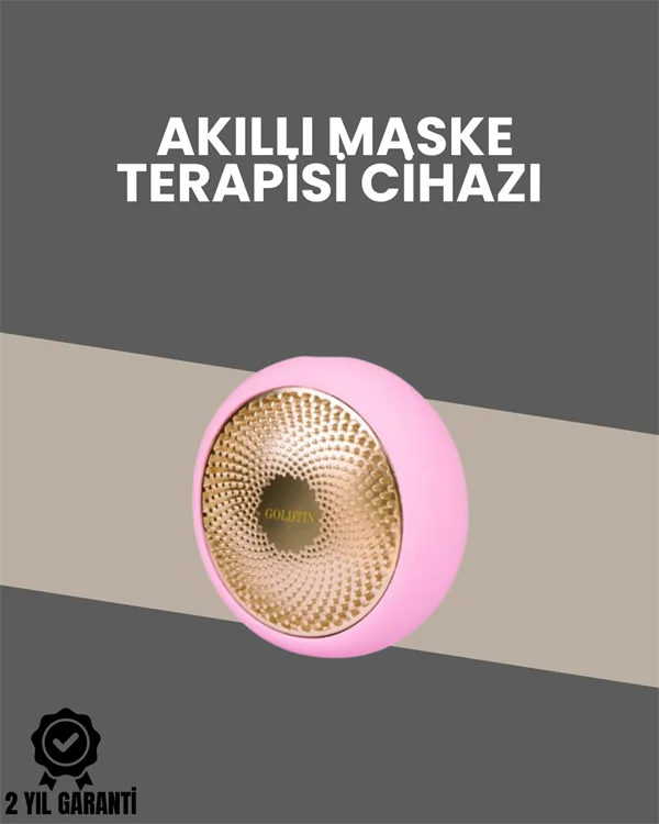Mini Akıllı Yüz Maskesi Uygulayıcı – LED Terapi ile Kolajen Artırıcı Cilt Bakımı