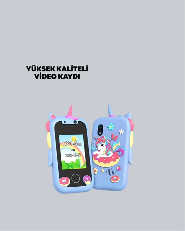 ABS + Silikon Gövdeli Dayanıklı Çocuk Kamerası – Güvenli Malzeme, Şok Emici Tasarım