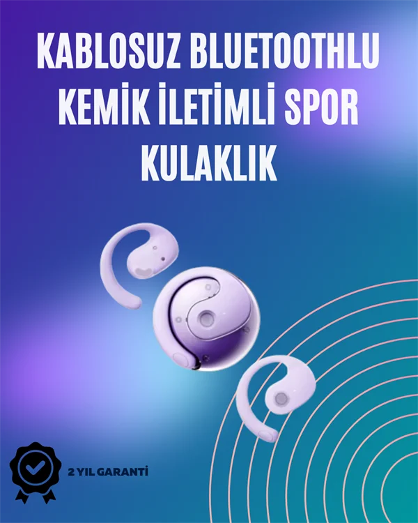 Suya Dayanıklı Ergonomik Tasarımlı Spor Kulaklık