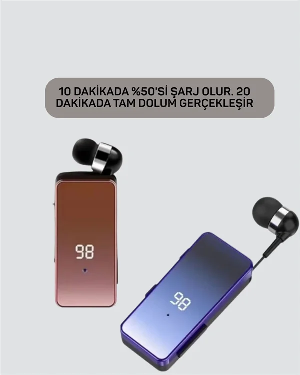 LED Ekranlı, Ses Kontrol Düğmeli Kulaklık – Şarj Durumunu ve Ses Seviyesini Anında Yönetin
