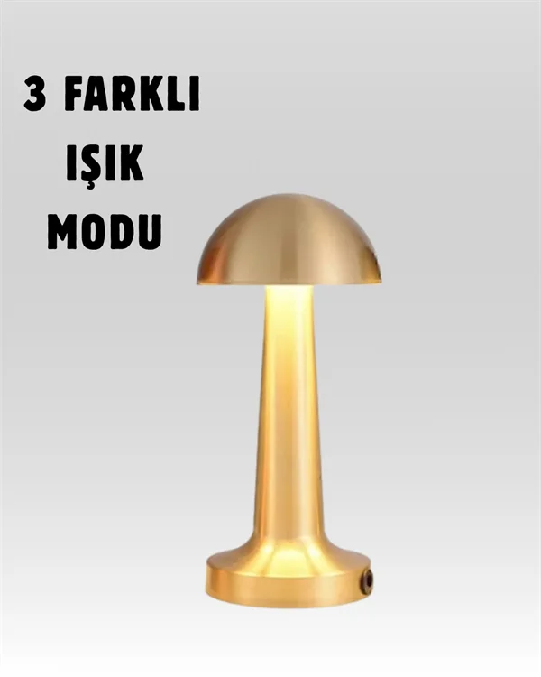 Şarjlı Dimmerli LED Masa Lambası – 4-8 Saat Aydınlatma