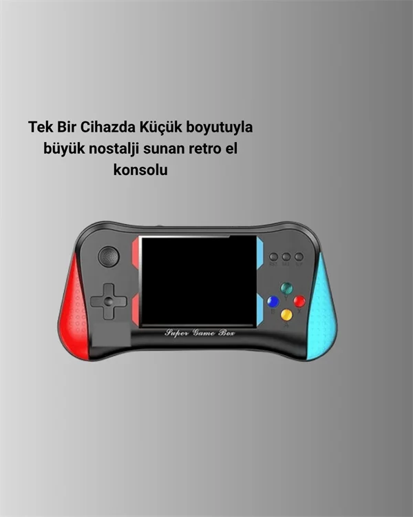500 Retro Oyunlu Taşınabilir El Konsolu – X7M Modeli