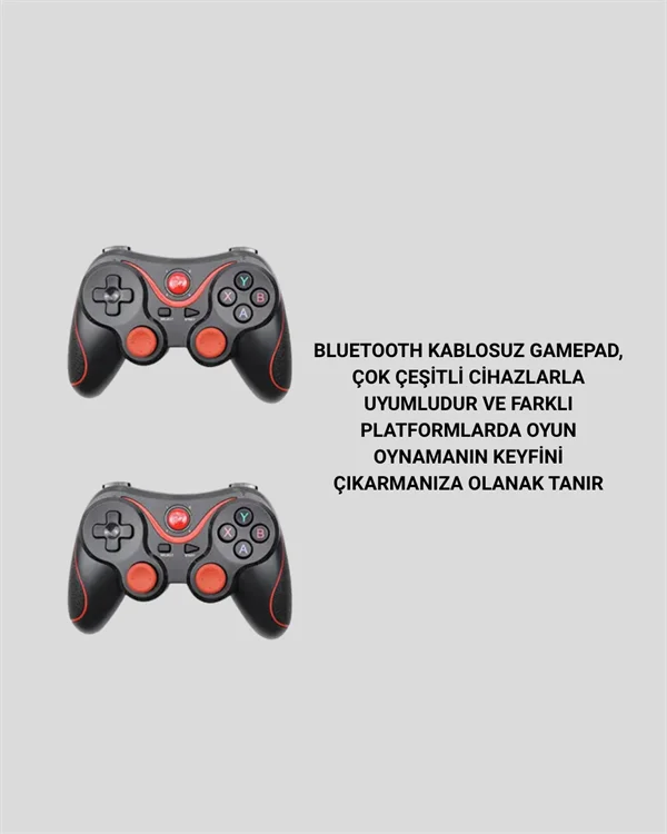 Android Uyumlu Gamepad X3 Game Stick Oyun Kolu Bluetooth Bağlantılı