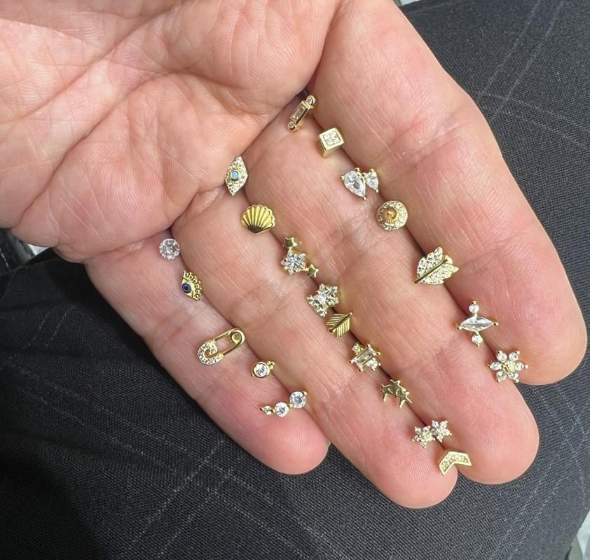 925 Ayar Gümüş Tragus Piercing